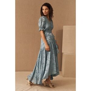 BHLDN Hutch Biscayne Ruffle Wrap Dress